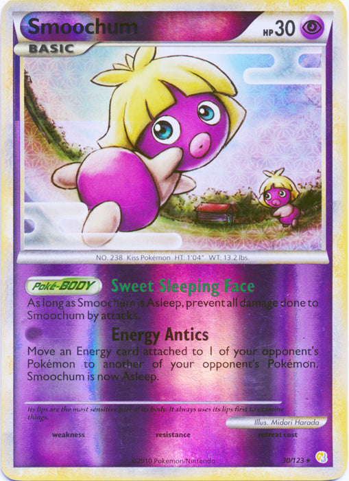 401 Games Canada - Smoochum - 30/123 - Rare - Reverse Holo 401 Games Canada - Smoochum - 30/123 - Rare - Reverse Holo