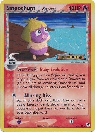 Smoochum - 64/101 - Common - Reverse Holo available at 401 Games Canada