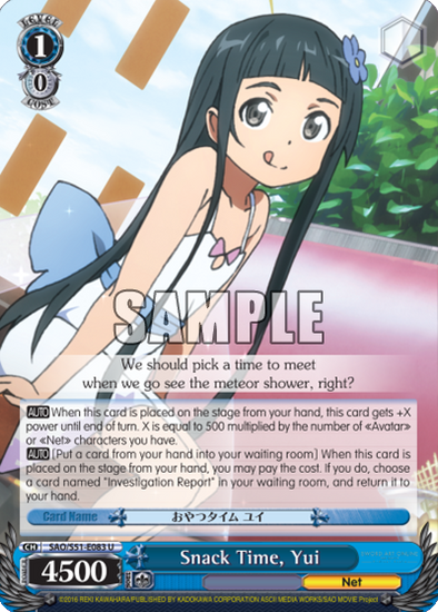 Snack Time, Yui - SAO/S51-E083 - Uncommon available at 401 Games Canada