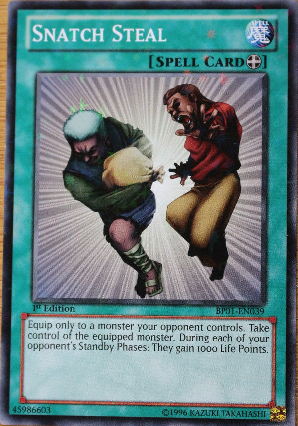 Snatch Steal - BP01-EN039 - Starfoil Rare - 1st Edition available at 401 Games Canada