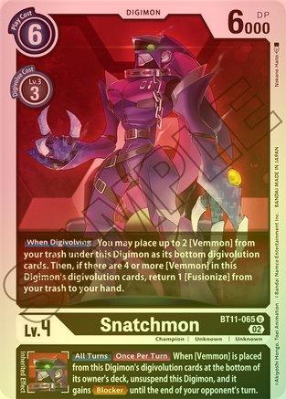 Snatchmon (Foil) - BT11-065 - Uncommon available at 401 Games Canada