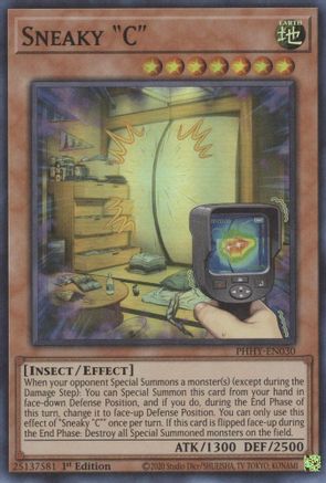 Sneaky "C" - PHHY-EN030 - Super Rare - 1st Edition available at 401 Games Canada