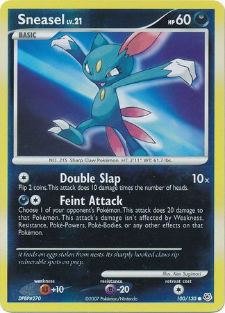 Sneasel - 100/130 - Common - Reverse Holo available at 401 Games Canada