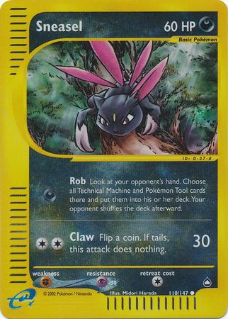 Sneasel - 110/147 - Common - Reverse Holo available at 401 Games Canada