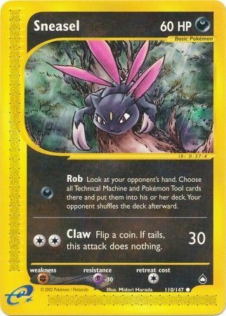 Sneasel - 110/147 - Common available at 401 Games Canada