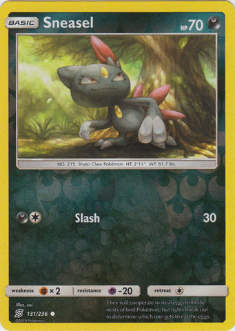 Sneasel - 131/236 - Common - Reverse Holo available at 401 Games Canada