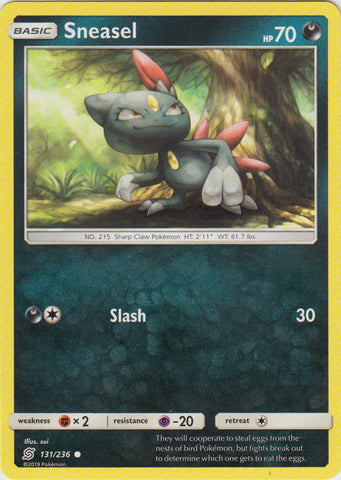 Sneasel - 131/236 - Common available at 401 Games Canada