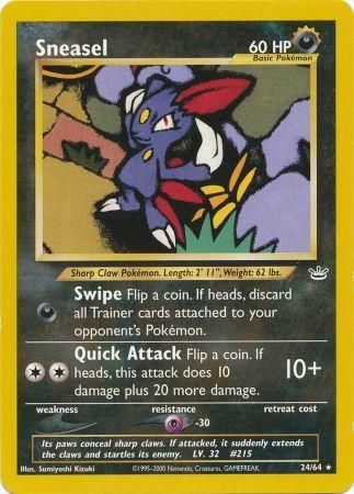 Sneasel - 24/64 - Rare - Unlimited available at 401 Games Canada