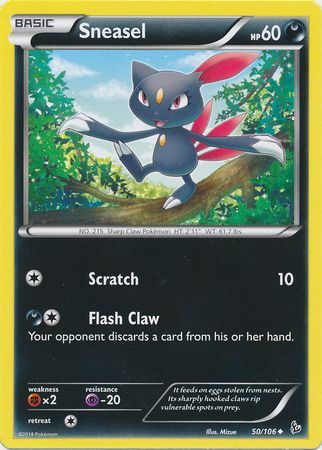 Sneasel - 50/106 - Uncommon available at 401 Games Canada