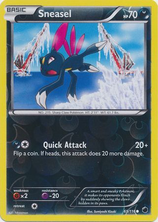 Sneasel - 65/116 - Common - Reverse Holo available at 401 Games Canada