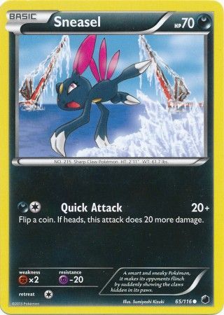 Sneasel - 65/116 - Common available at 401 Games Canada