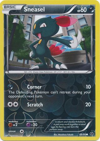 Sneasel - 69/99 - Common - Reverse Holo available at 401 Games Canada