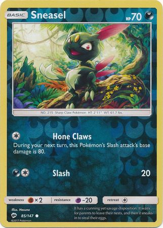 Sneasel - 85/147 - Common - Reverse Holo available at 401 Games Canada