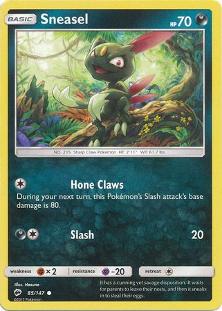 Sneasel - 85/147 - Common available at 401 Games Canada