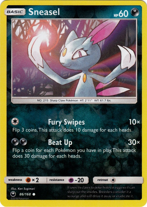 Sneasel - 86/168 - Common - Reverse Holo available at 401 Games Canada