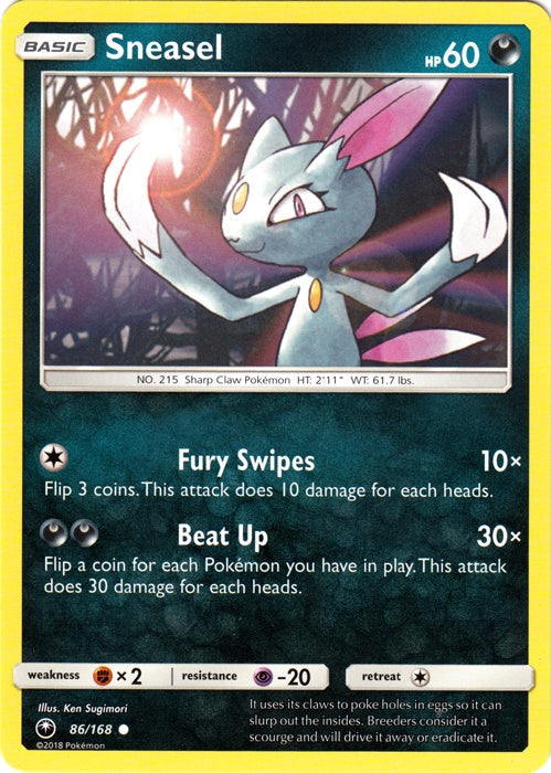 Sneasel - 86/168 - Common available at 401 Games Canada