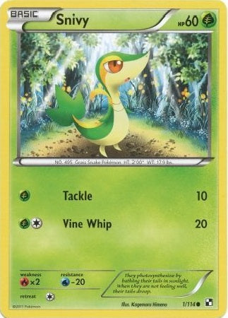 Snivy - 1/114 - Common available at 401 Games Canada