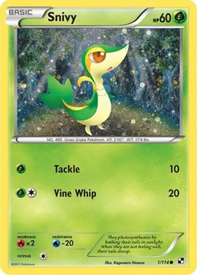 Snivy - 1/114 - Holo Promo available at 401 Games Canada