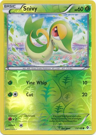 Snivy - 11/149 - Common - Reverse Holo available at 401 Games Canada