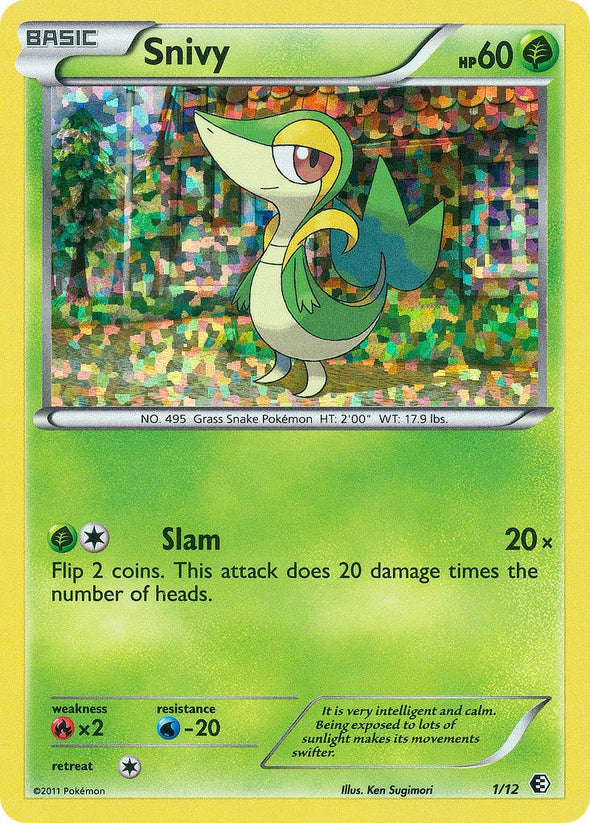 Snivy - 1/12 - McDonald's Holo - Promo available at 401 Games Canada