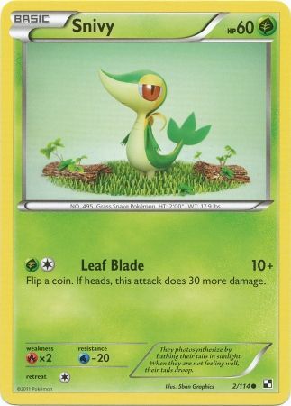 Snivy - 2/114 - Common available at 401 Games Canada