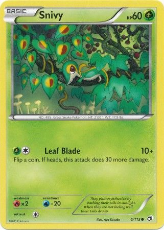 Snivy - 6/113 - Common available at 401 Games Canada