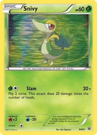 Snivy - BW01 - Holo Promo available at 401 Games Canada