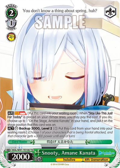 Snooty, Amane Kanata (TD) available at 401 Games Canada