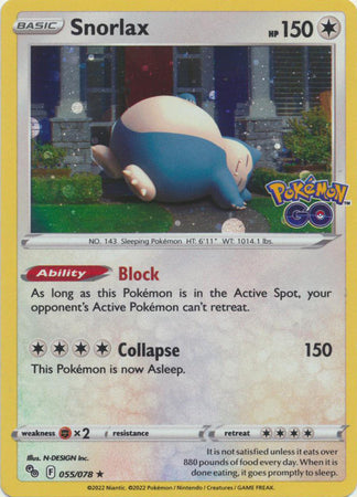 Snorlax - 055/078 - Alternate Holo - Promo available at 401 Games Canada