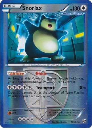 Snorlax - 101/135 - Rare - Reverse Holo available at 401 Games Canada