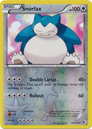 401 Games Canada - Snorlax - 109/149 - Uncommon - Reverse Holo 401 Games Canada - Snorlax - 109/149 - Uncommon - Reverse Holo