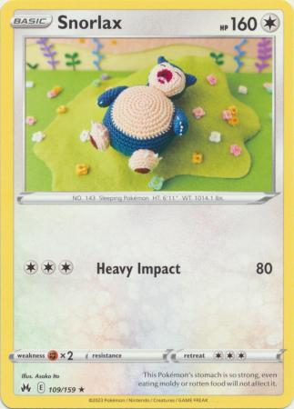 Snorlax - 109/159 - Rare available at 401 Games Canada