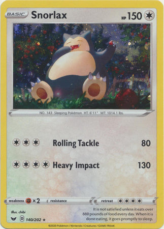 Snorlax - 140/202 - Alternate Holo - Promo available at 401 Games Canada