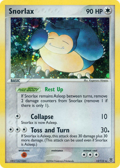 Snorlax - 15/112 - Holo Rare available at 401 Games Canada