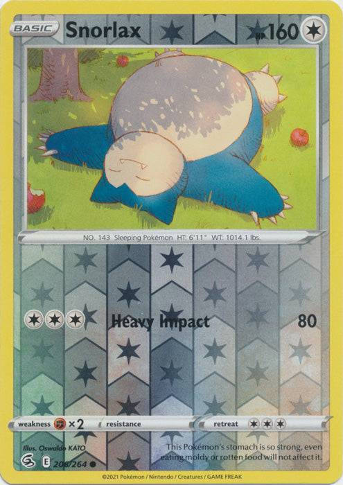 Snorlax - 206/264 - Common - Reverse Holo available at 401 Games Canada