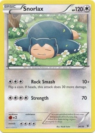 Snorlax - 26/39 - Common available at 401 Games Canada