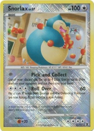 Snorlax - 33/111 - League Promo available at 401 Games Canada