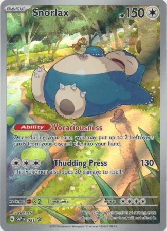 Snorlax - SVP051 - Illustration Rare Promo available at 401 Games Canada