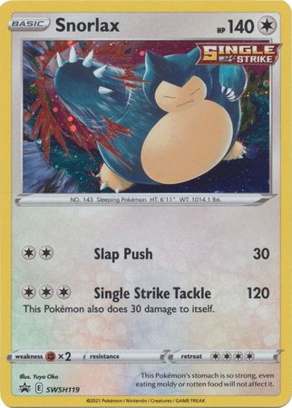 Snorlax - SWSH119 - Holo Promo available at 401 Games Canada