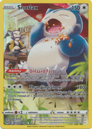 Snorlax - TG10/TG30 - Holo Rare available at 401 Games Canada