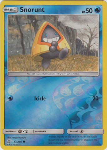 Snorunt - 37/236 - Common - Reverse Holo available at 401 Games Canada