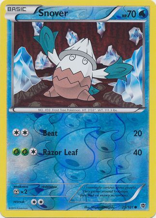 Snover - 25/101 - Common - Reverse Holo available at 401 Games Canada
