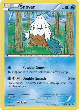 Snover - 39/162 - Common available at 401 Games Canada