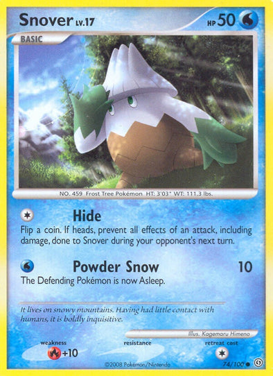 Snover - 74/100 - Common available at 401 Games Canada