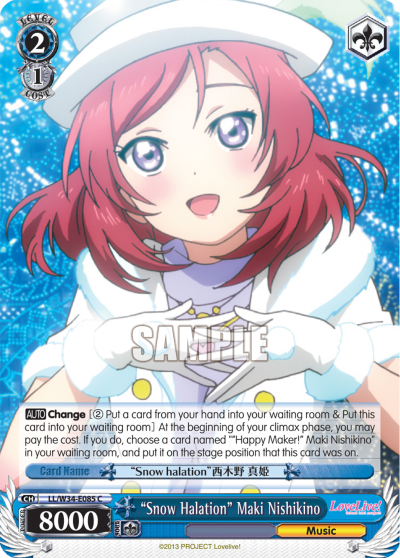 "Snow Halation" Maki Nishikino" - LL/W34-E085 - Common available at 401 Games Canada