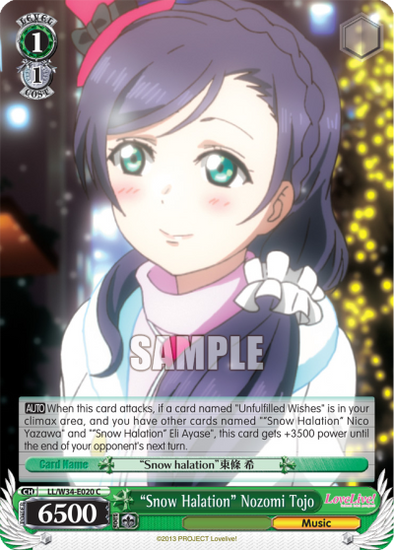 "Snow Halation" Nozomi Tojo - LL/W34-E020 - Common available at 401 Games Canada