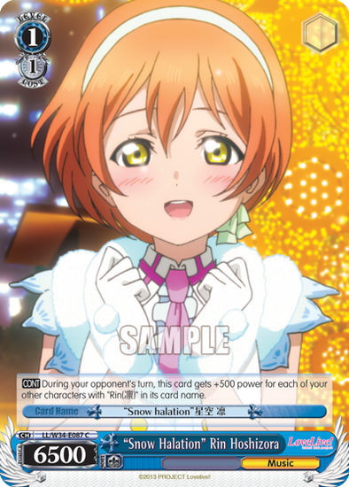 "Snow Halation" Rin Hoshizora - LL/W34-E087 - Common available at 401 Games Canada