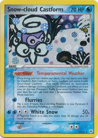 Snow-cloud Castform - 25/101 - Rare - Reverse Holo available at 401 Games Canada