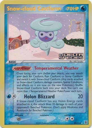 Snow-cloud Castform - 29/113 - Rare - Reverse Holo available at 401 Games Canada