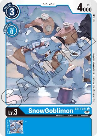 SnowGoblimon - BT11-021 - Common available at 401 Games Canada